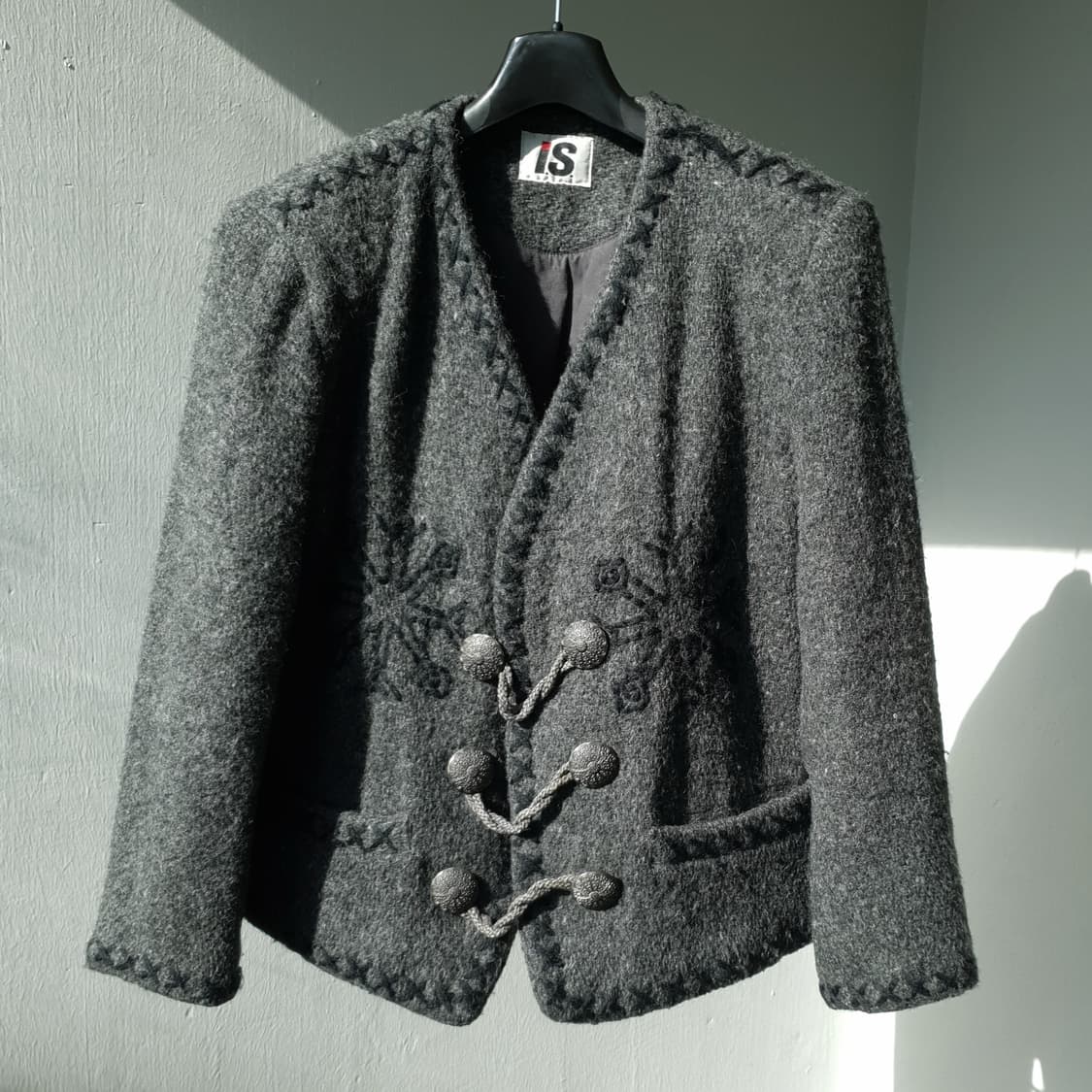 80s Issey Miyake tyrolean wool jacket 상품이미지1