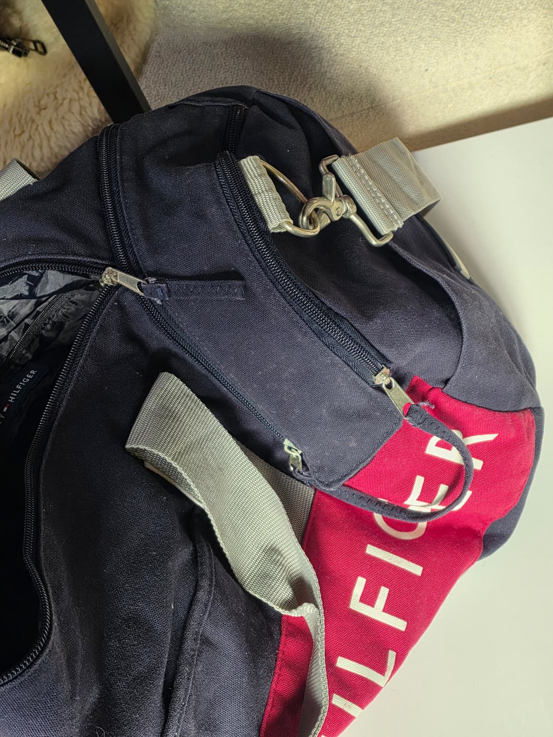 90s 타미힐피거 올드스쿨 더플백 상품이미지4