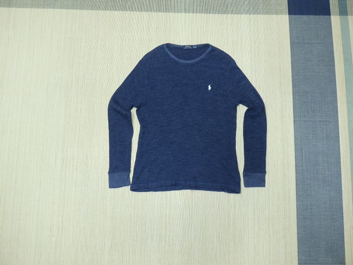 (2XL) 폴로랄프로렌 남성 와플 라운드 긴팔 티셔츠 상품이미지1