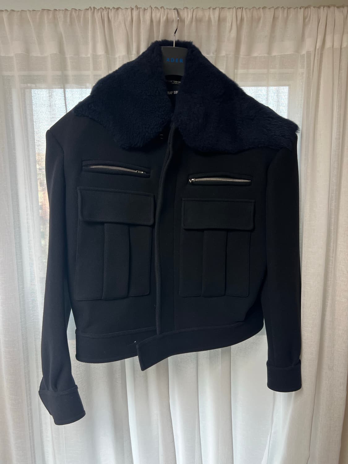 라프시몬스 19fw 밀리터리 울 크롭 자켓 [48] 상품이미지2