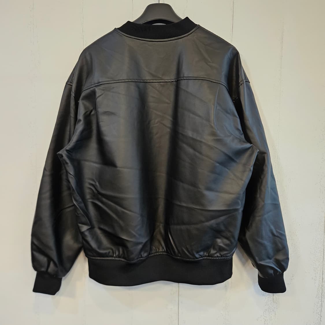 실측100(L)빈티지 오버핏 레자 가죽자켓 상품이미지6