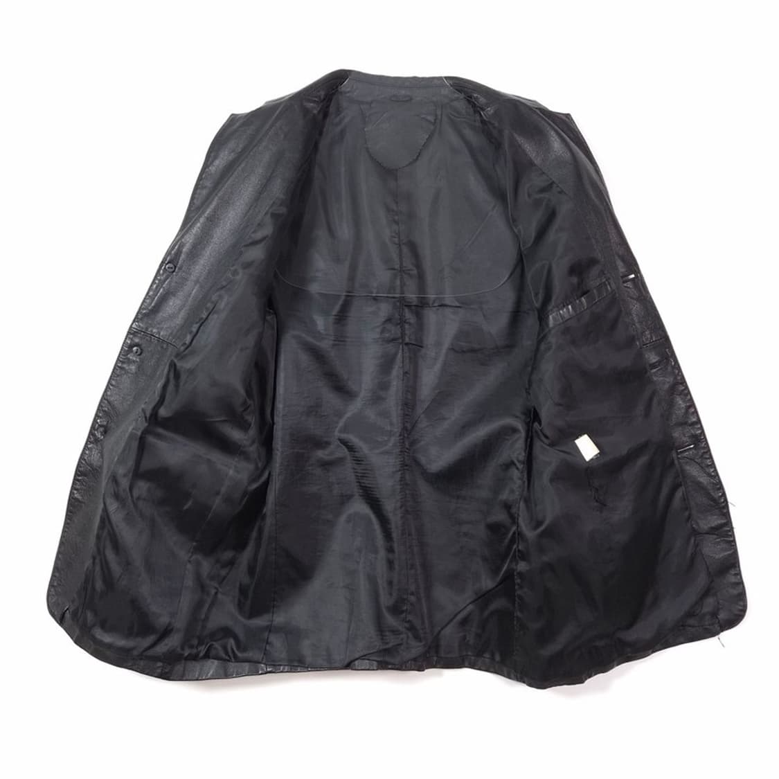 빈티지 소가죽 3버튼 클래식 레더 자켓 M 상품이미지5