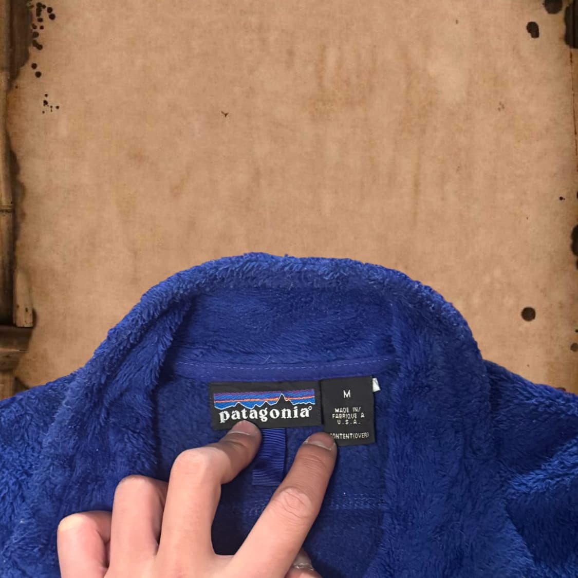 Patagonia 블루 플리스집업 상품이미지3