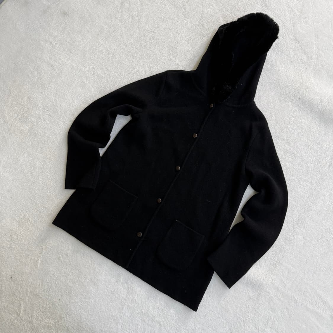 90 한섬 마인 울 후드 자켓 0323T 상품이미지1