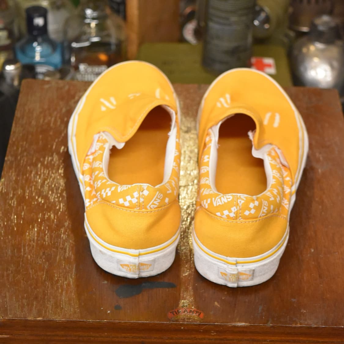 Vans Slip-on USN Custom Yellow 280 Size 상품이미지4