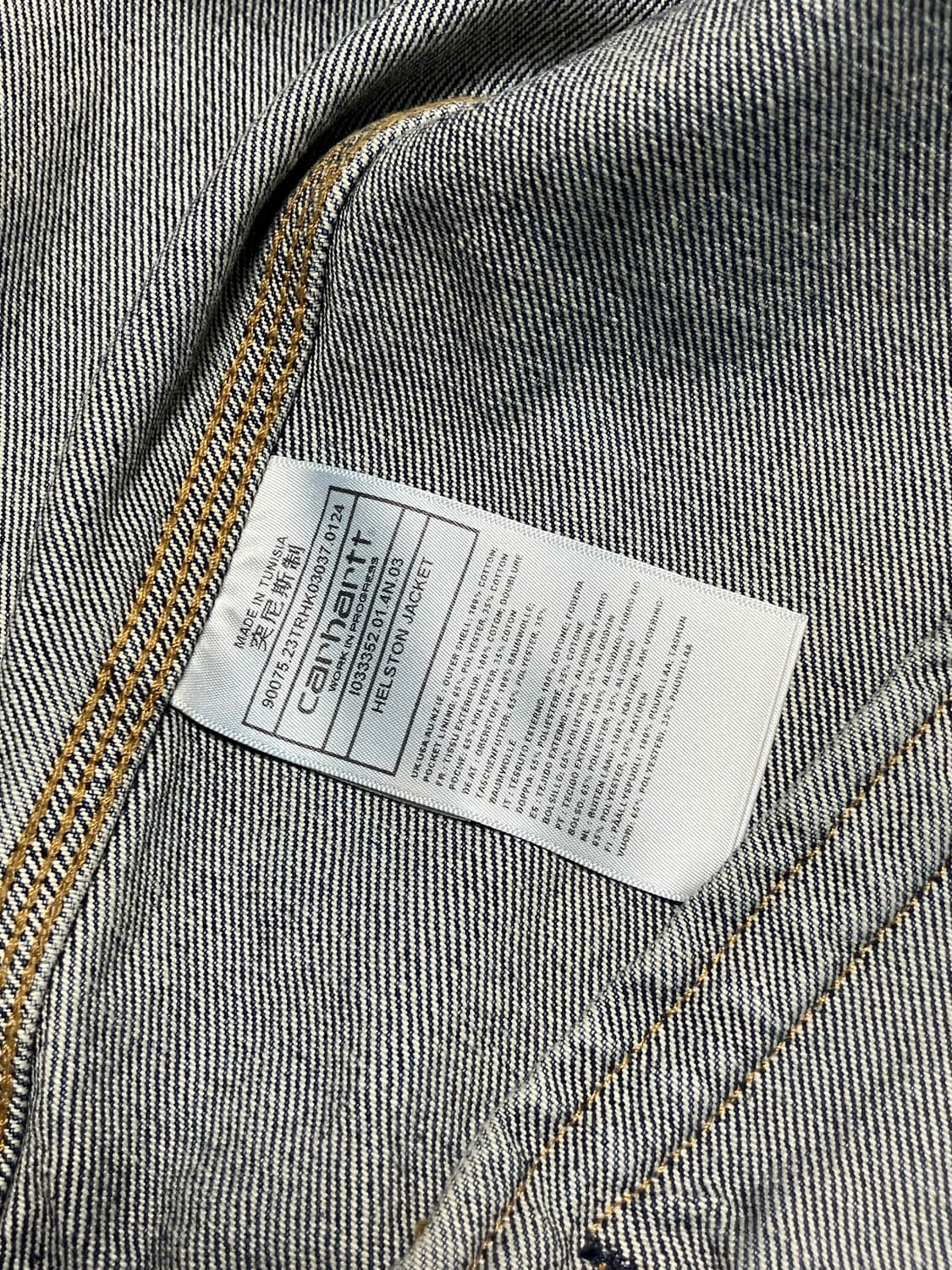 칼하트 헬스톤 데님 자켓 상품이미지5