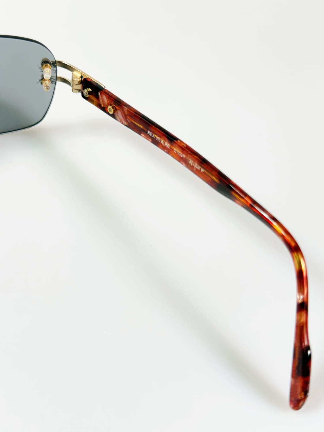 REABEARO 무테 스퀘어 메탈 프레임 빈티지 선글라스 상품이미지7