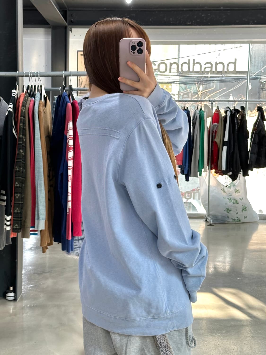 스톤아일랜드 맨투맨 소라  상품이미지2