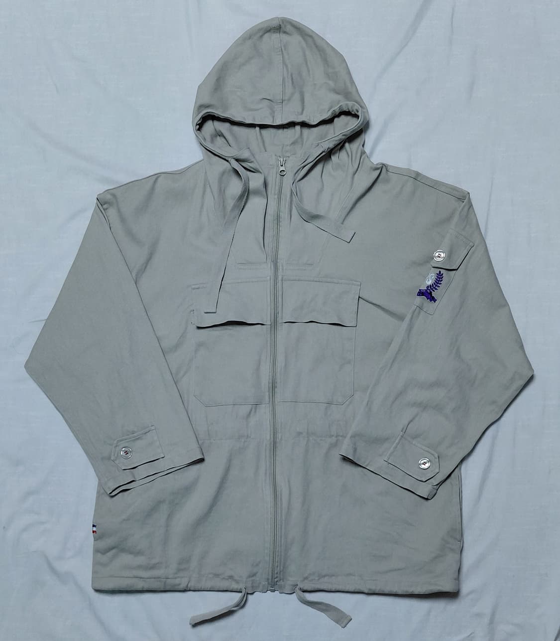 [L] PERSON'S(퍼슨즈) 빈티지 엠블럼 로고 후드 집업 자켓 상품이미지1