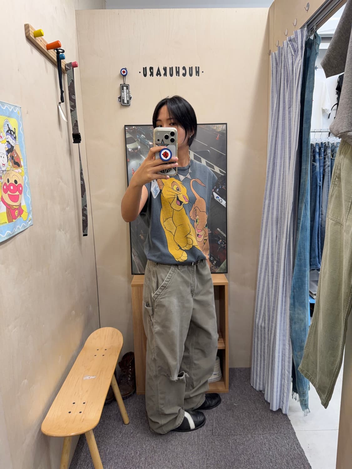 Lion King cutting sleeveless  상품이미지10