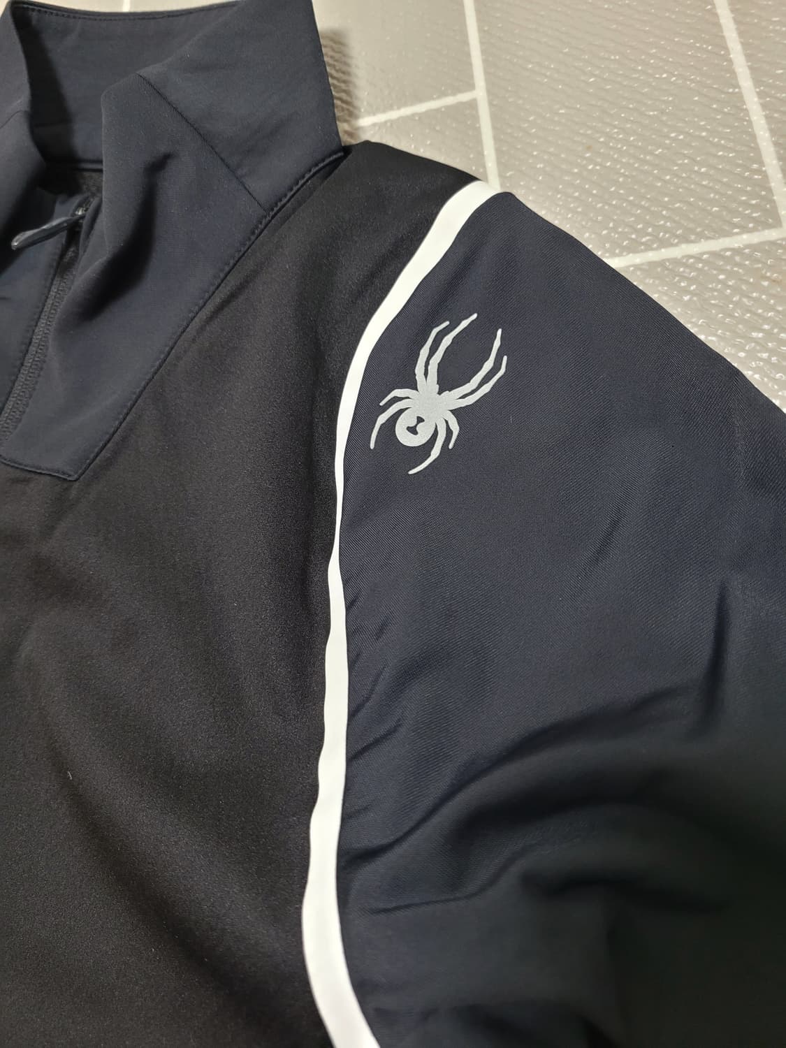 스파이더 액티브 핏 집업 자켓 블랙 M (95) 상품이미지4