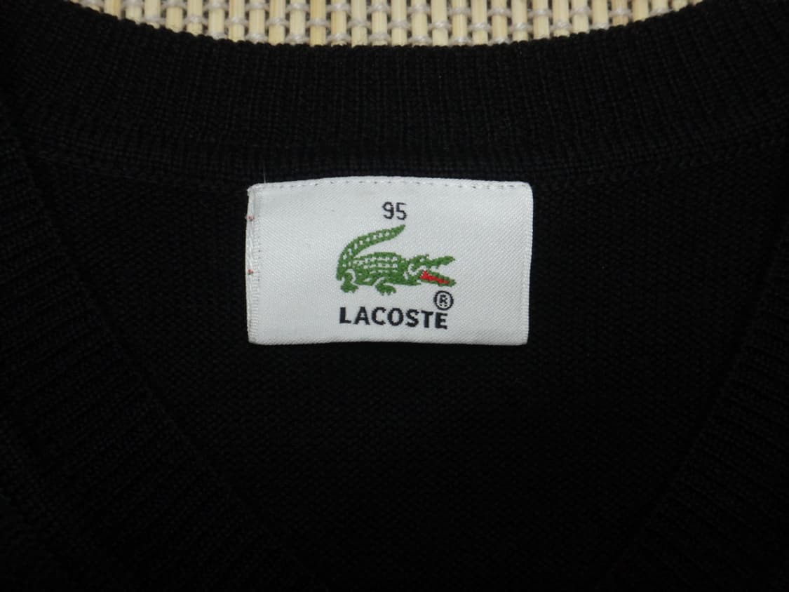 (95size) lacoste 라코스테 여성 브이넥 니트 조끼 상품이미지6