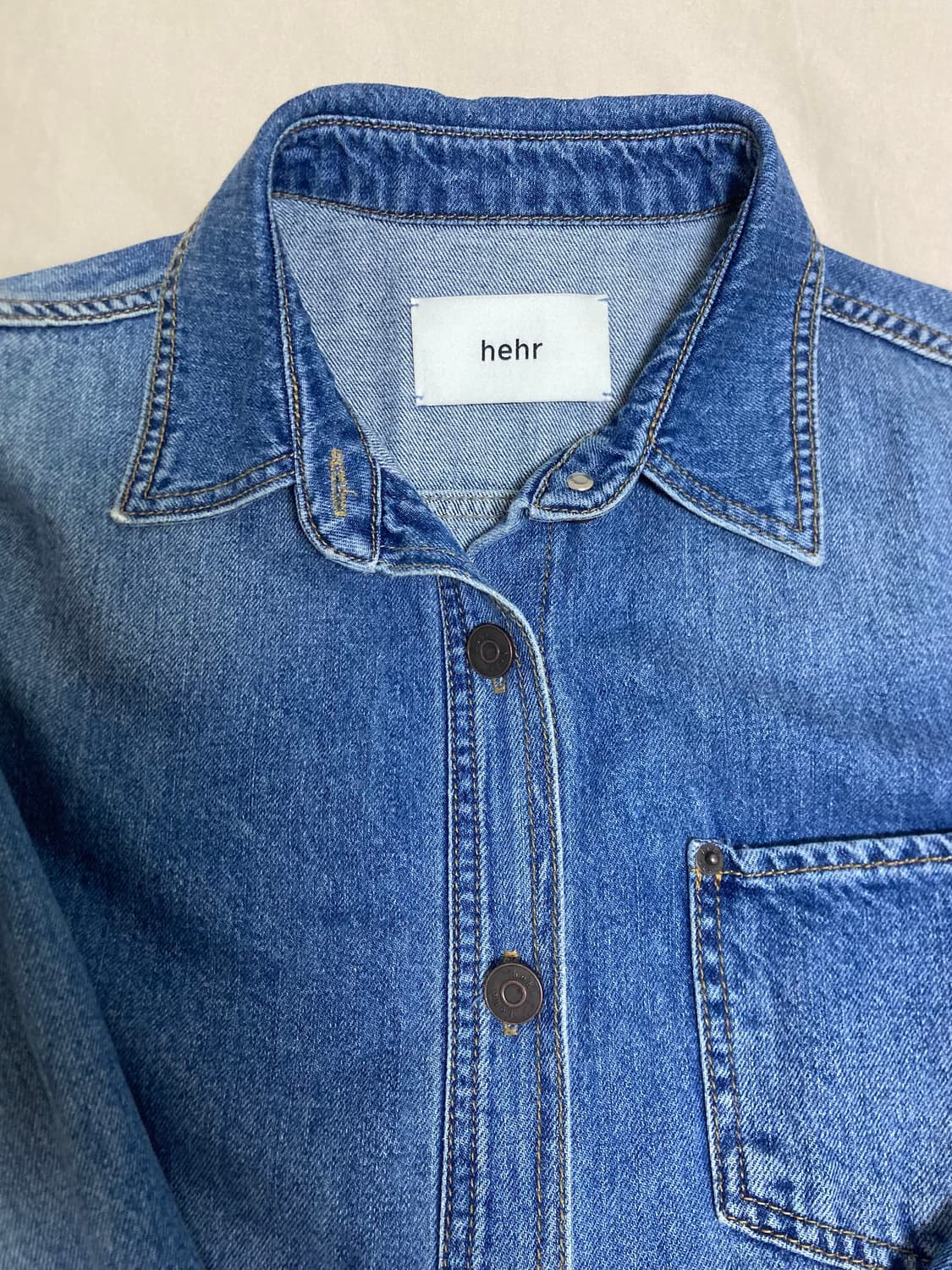hehr denim shirt 상품이미지4