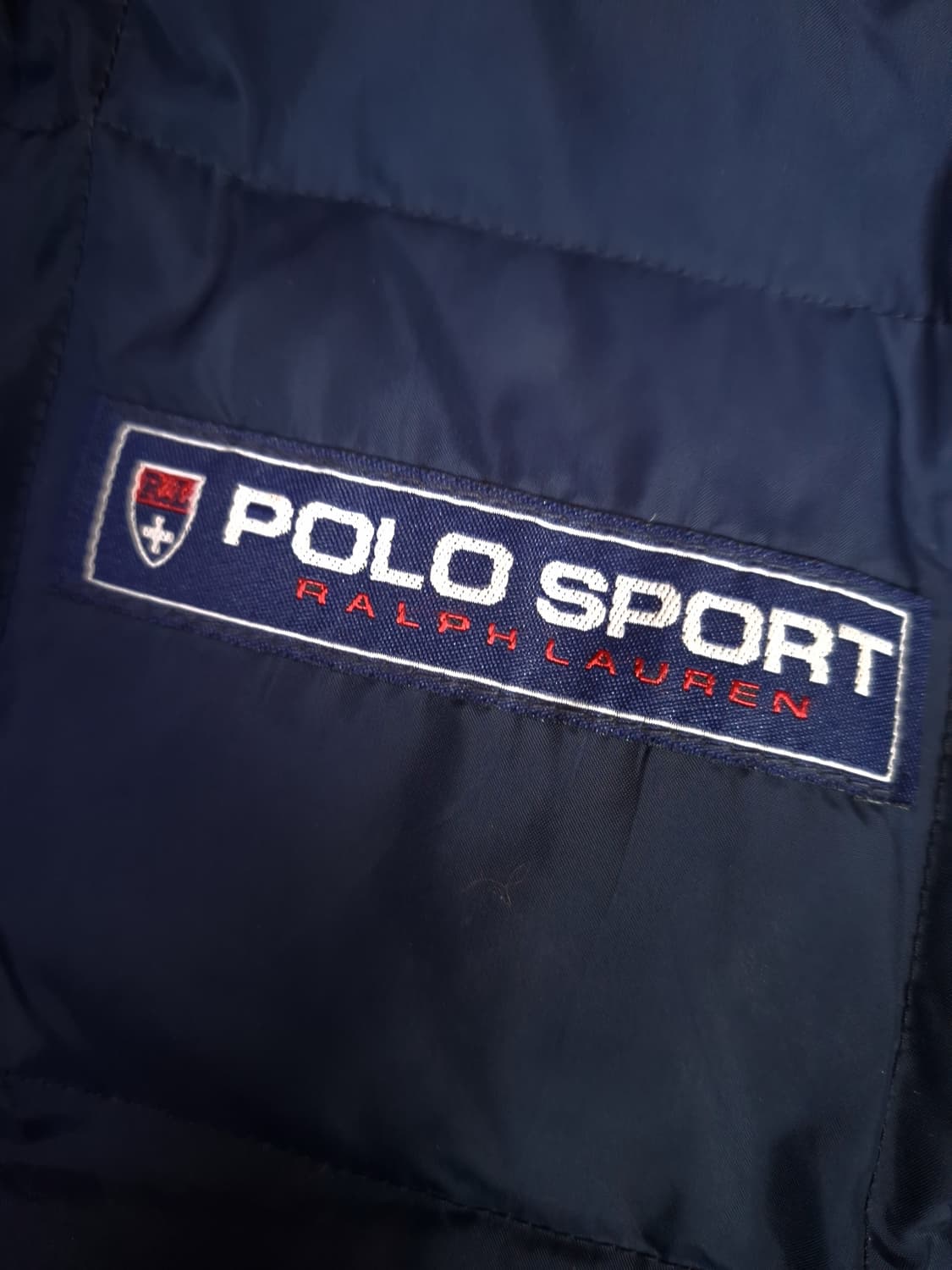 오리지날 90's 일본판 랄프로렌폴로 타탄체크 리버서블 패딩 상품이미지7