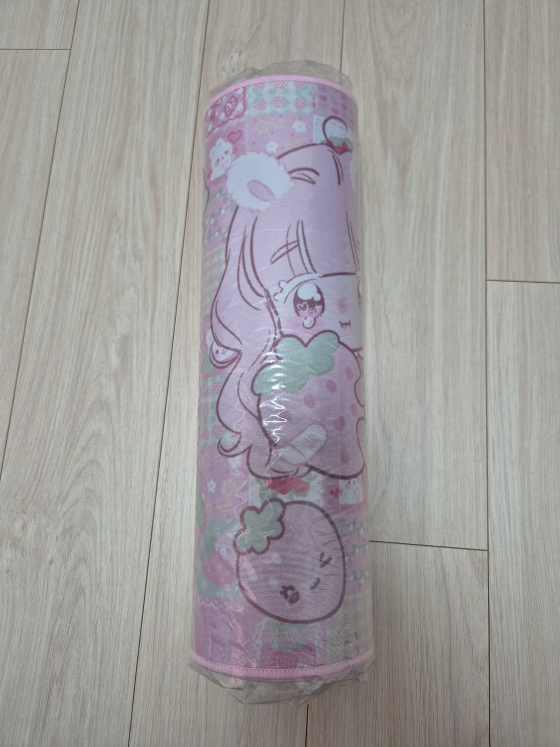 설기일러스트 장패드 핑크 마우스패드 게이밍패드 상품이미지4