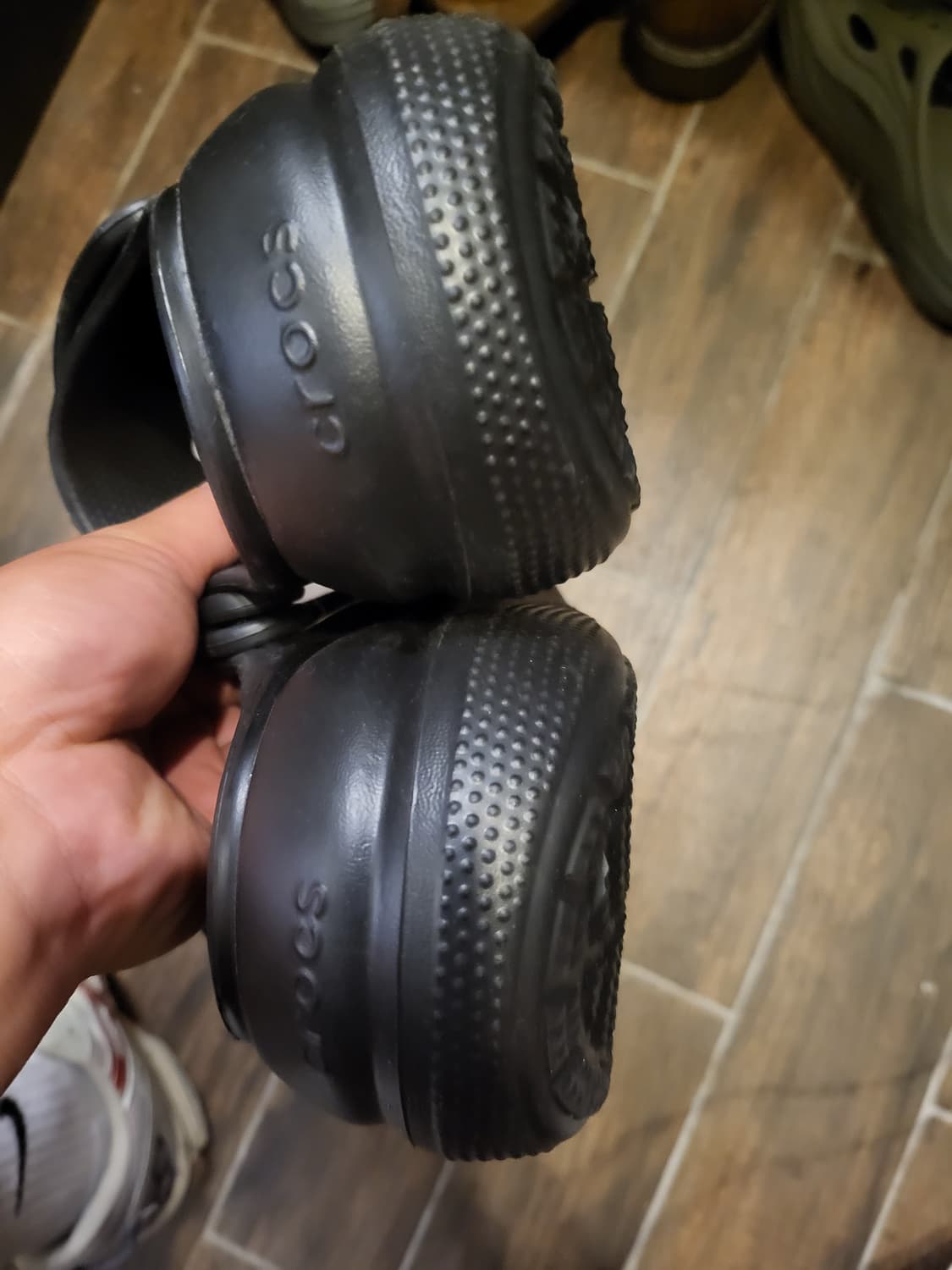 크록스크록스 클래식 클로그 블랙 m4 w6 상품이미지4