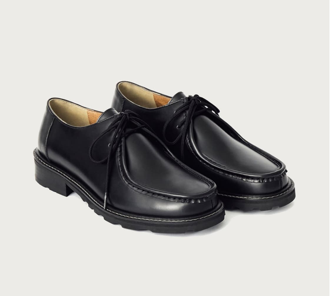 새상품(285)로맨틱무브 뉴 마텔 더비슈즈 블랙 상품이미지2