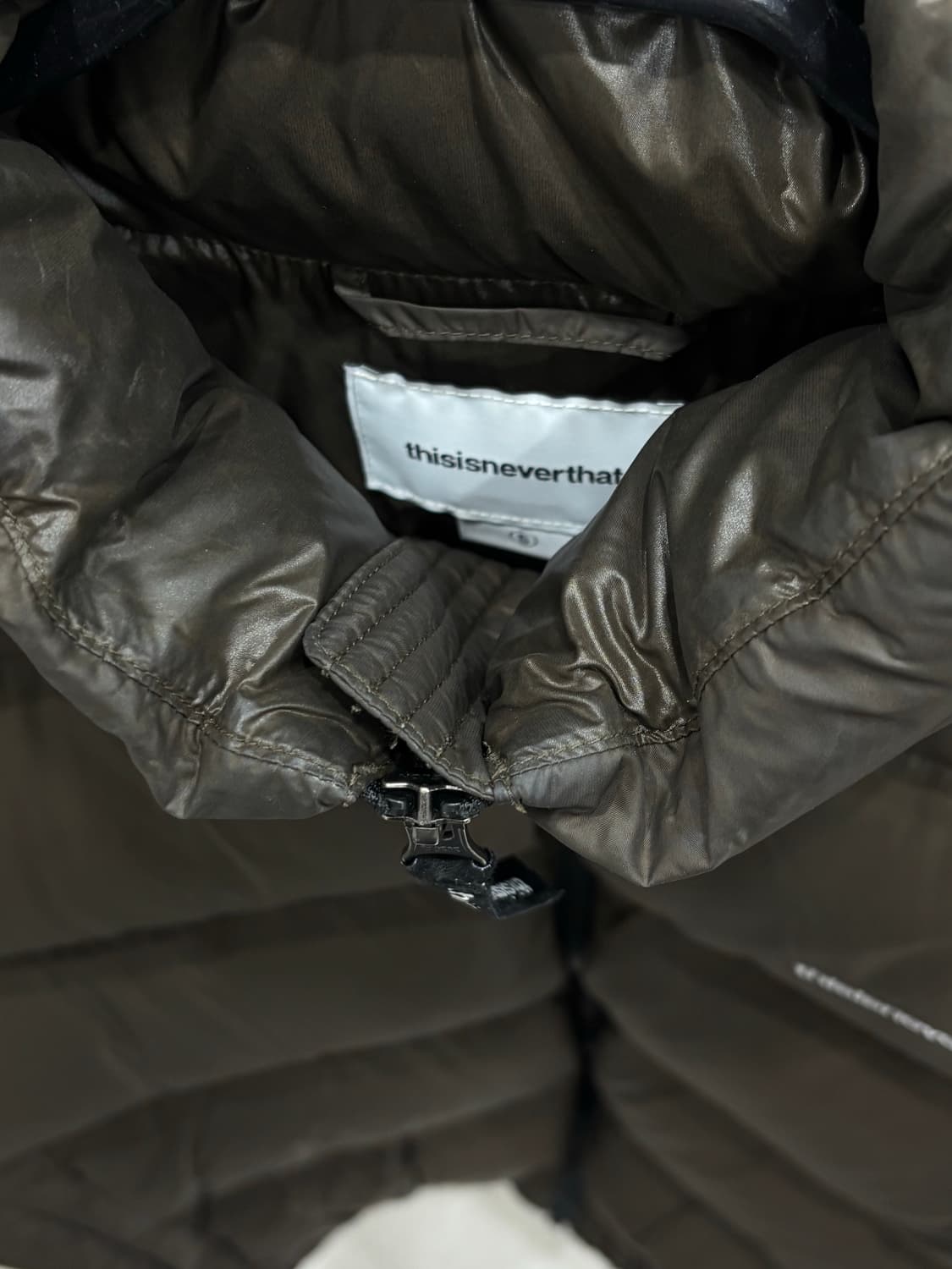 디스이즈네버댓 PERTEX® T Down Jacket Brown 패딩 상품이미지6