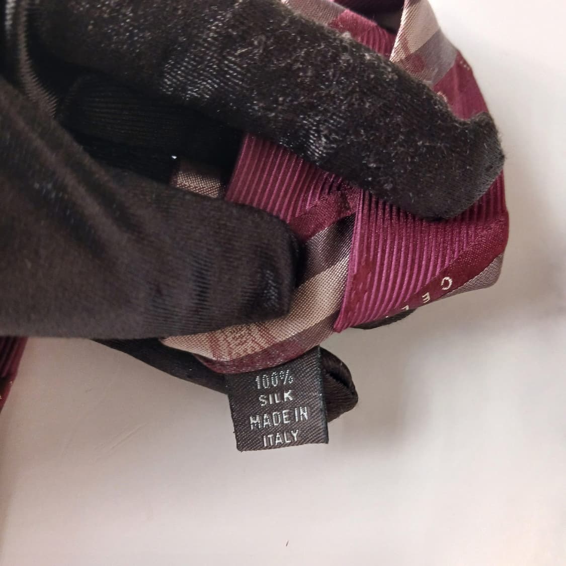 셀린느 실크 스트라이프&트리오페 넥타이 8.7cm B등급 A19138
 상품이미지10