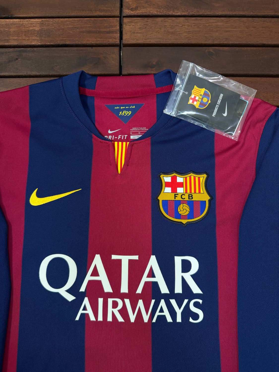 14-15 바르셀로나 홈 긴팔 새제품 상품이미지4