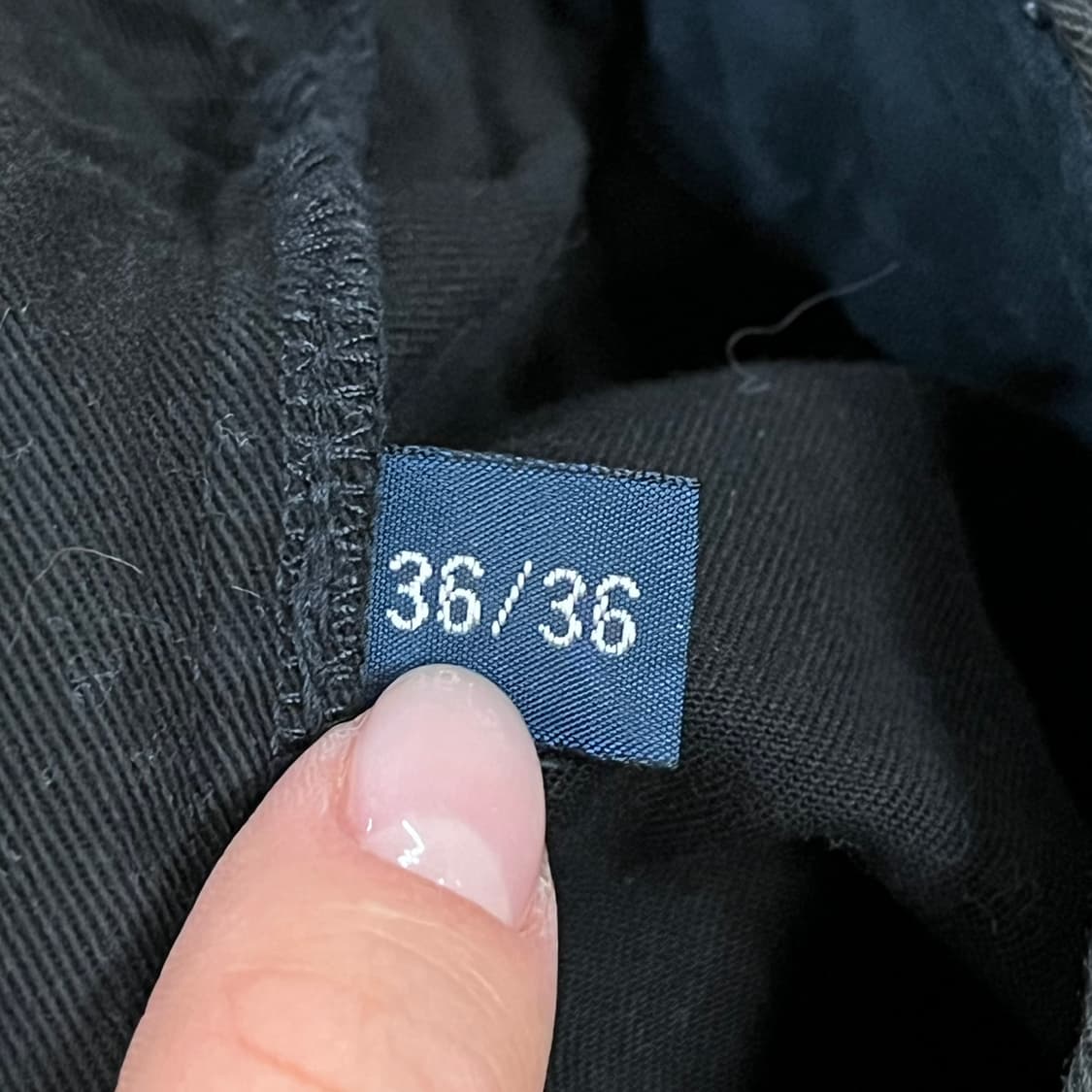 [정품/36] 폴로 랄프로렌 블랙 면바지 b13 상품이미지6