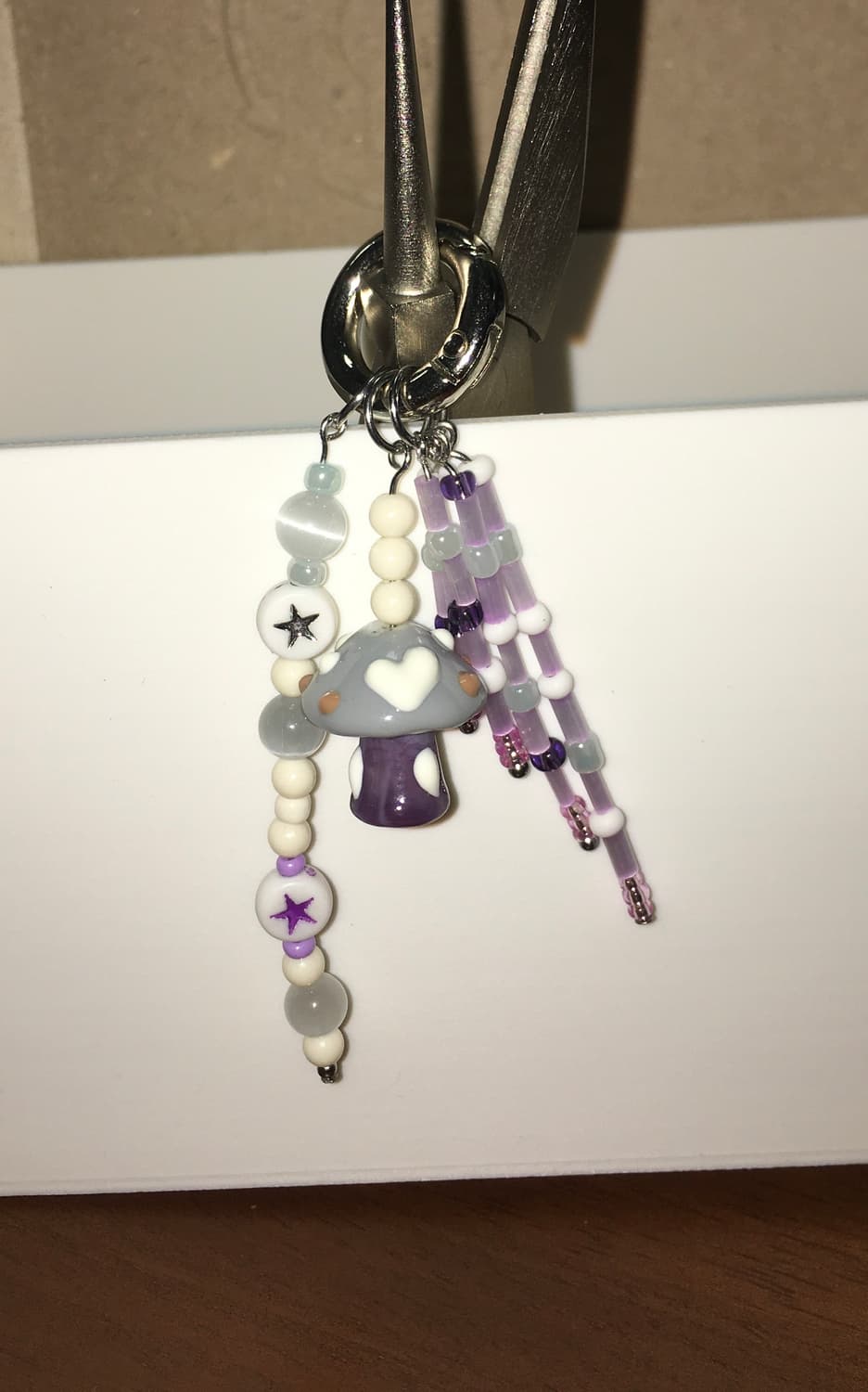 Purple Poison Mushroom Keyring 상품이미지1
