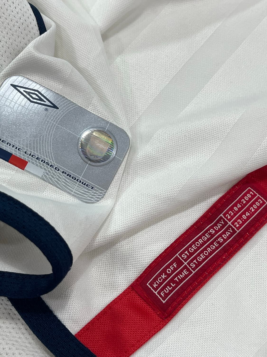 엄브로 01-03 잉글랜드 홈 리오 퍼디난드 상품이미지8