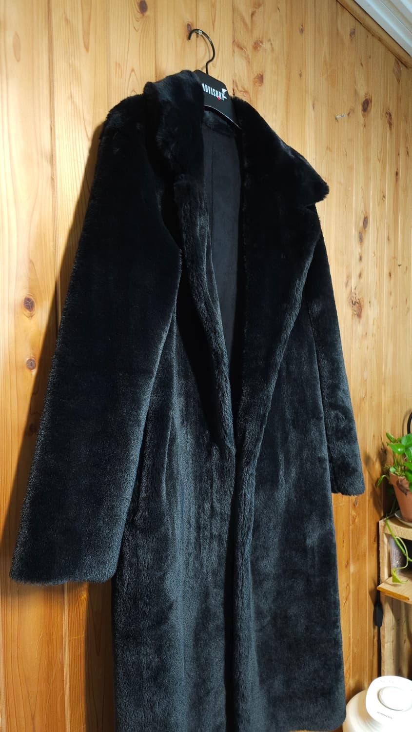 on&On 온앤온 양면 에코퍼 무스탕 리버시블 퍼코트 55~66 상품이미지4