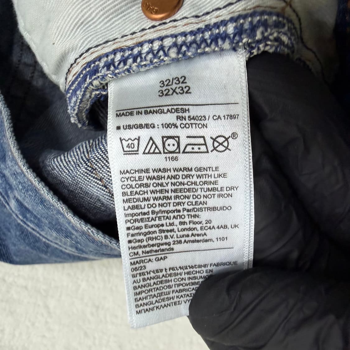 32/32 GAP 90s 루즈핏 데님팬츠 0312T 상품이미지5