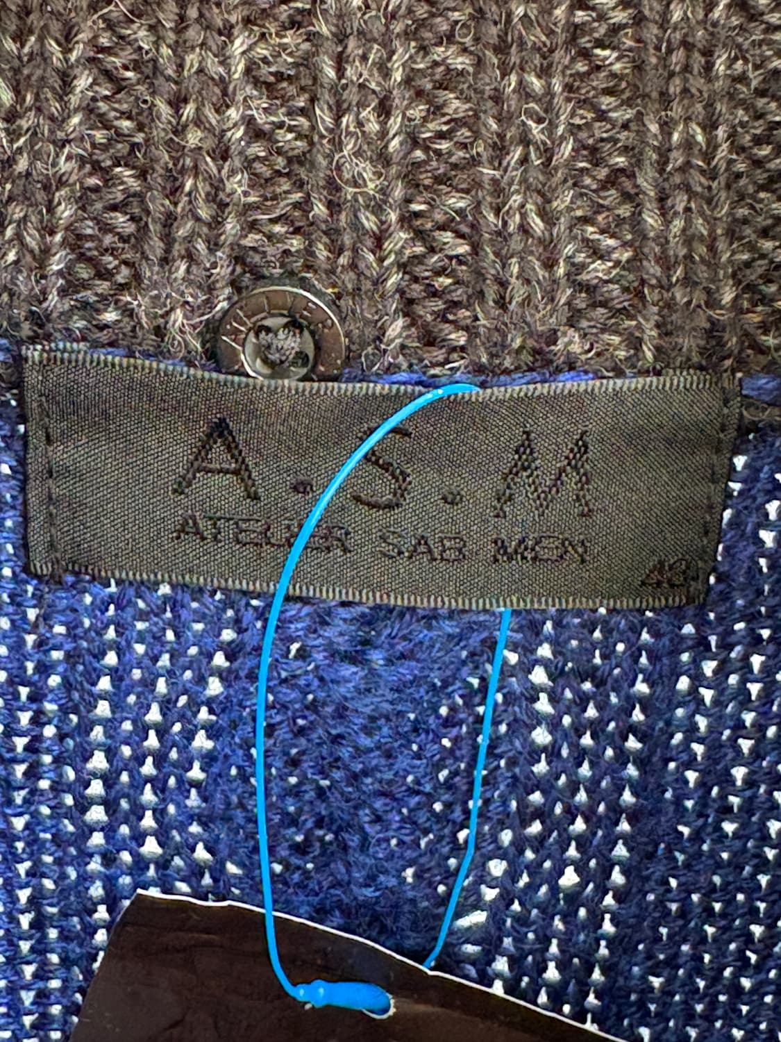 ATELIER SAB MEN 니트집업 상품이미지6