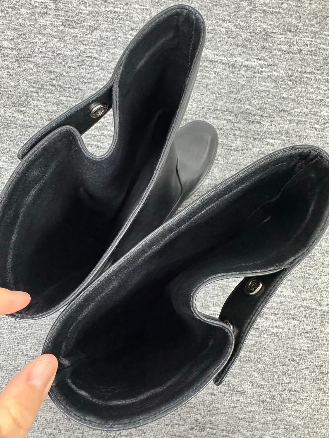 코모레비뮤지엄 리얼 소가죽 부츠 250사이즈 상품이미지3