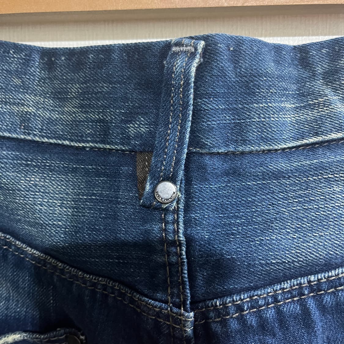 (28) 리바이스 프리미엄 522 슬림 스트레이트 워싱 데미지 데님 청바 상품이미지5