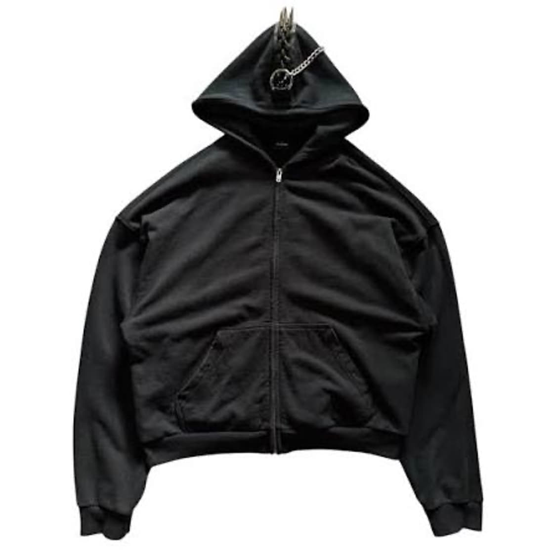 WE11DONE MOHAWK SPIKE DETAIL HOODIE ZIP 상품이미지1