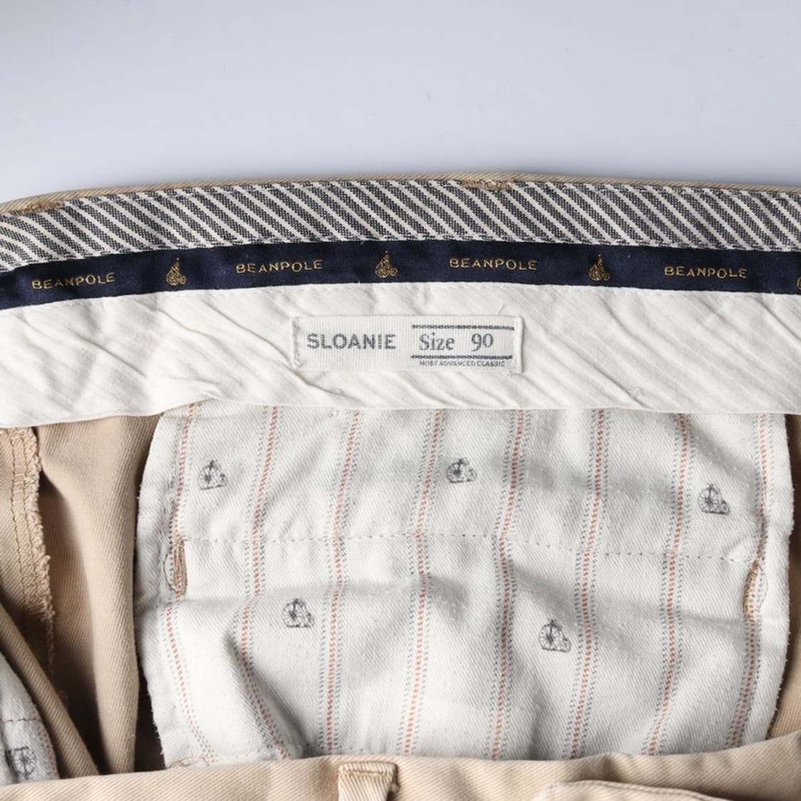 빈폴 슬로니 코튼 치노 팬츠 베이지 90 상품이미지6