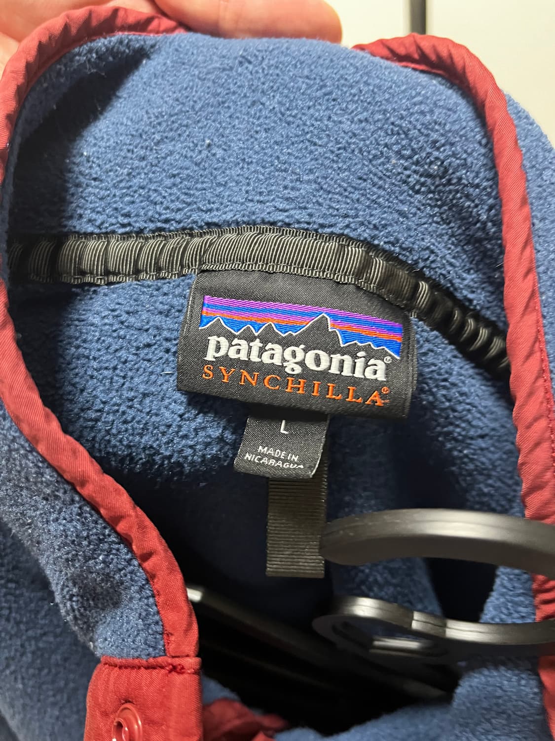 파타고니아 빈티지 신칠라 네이비/레드 상품이미지5