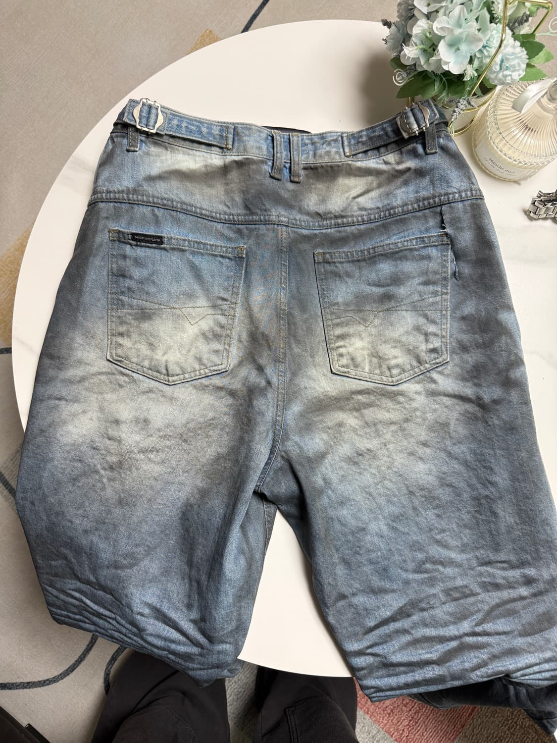 어나더유스 더티 워시드 데님팬츠 (3) 상품이미지3