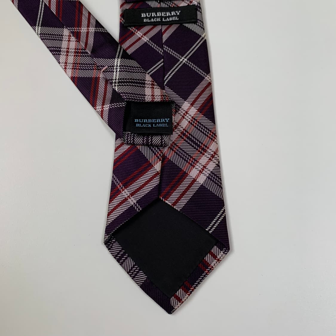 버버리(BURBERRY) 노바체크 슬림넥타이 블랙라벨 최상급 7cm 상품이미지6