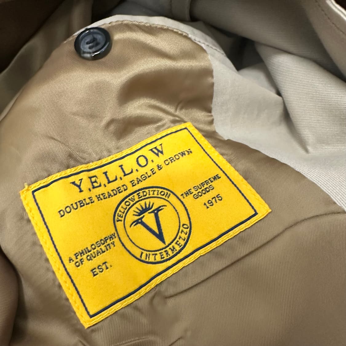 INTERMEZZO 인터메조 트렌치코트 아이보리 100(L) 상품이미지8