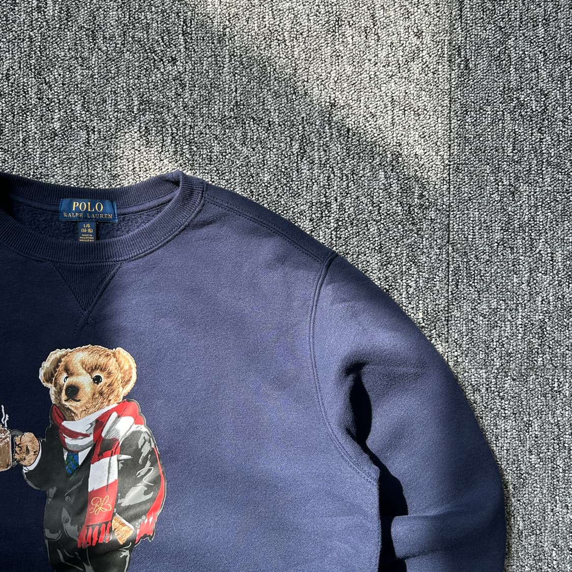 폴로 랄프로렌 베어 네이비 맨투맨 상품이미지2