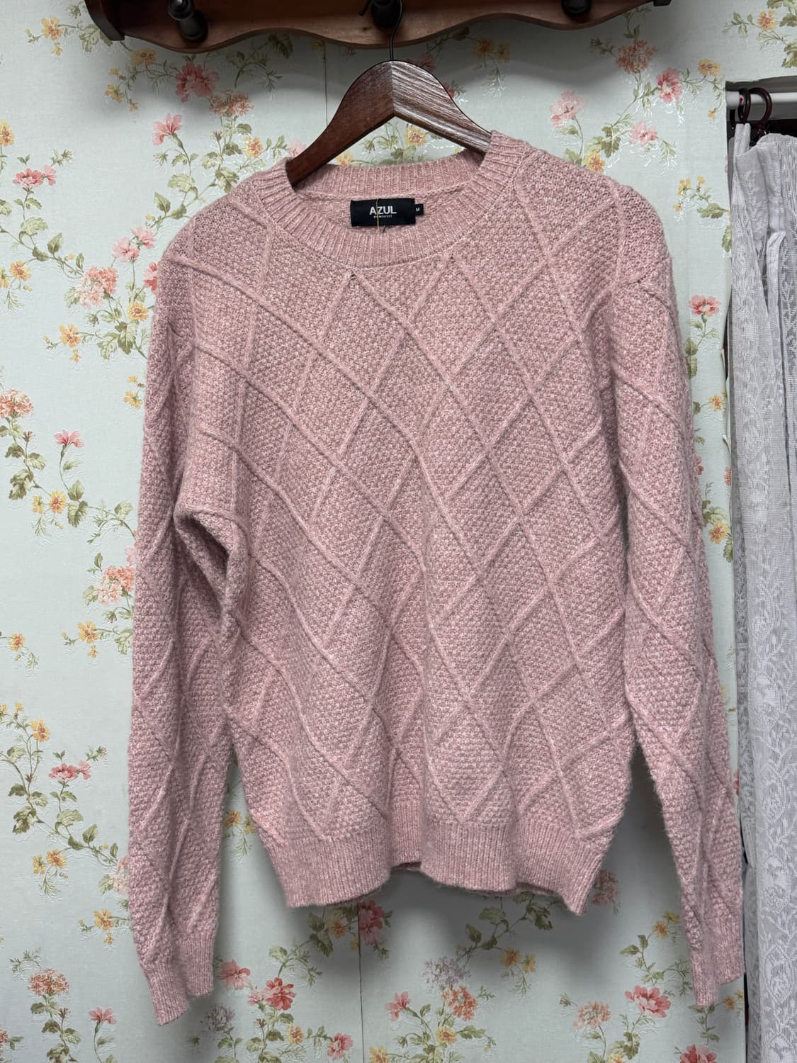 빈티지 핑크 니트 상품이미지1