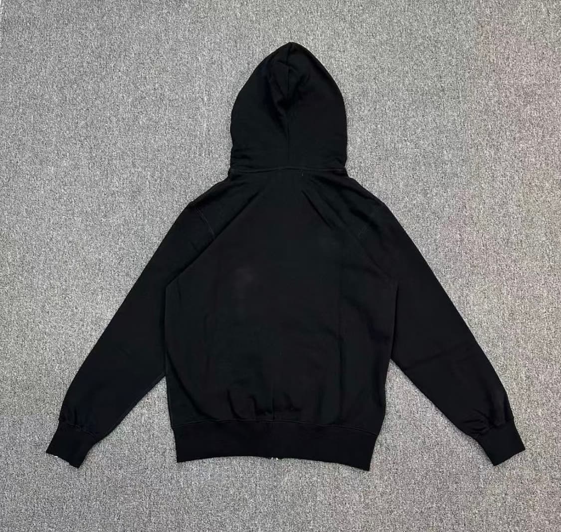 베이프 원 포인트 레귤러 핏 풀 집 후드 블랙 상품이미지3