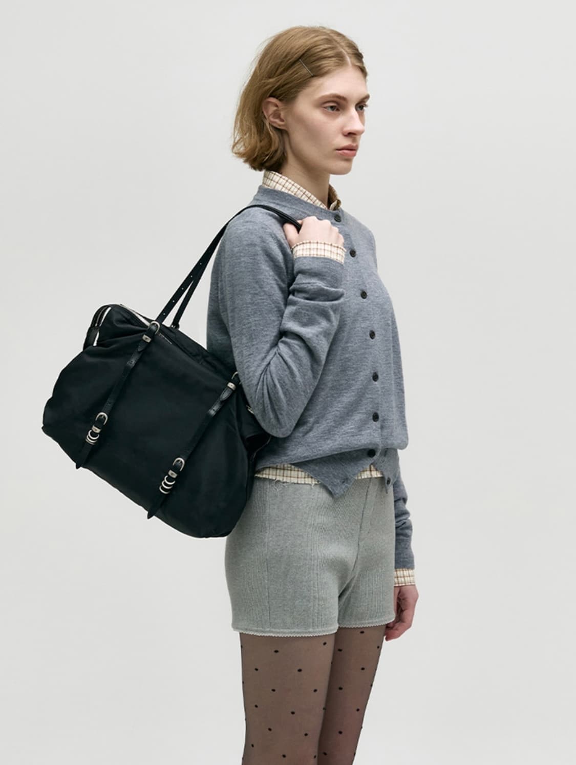 마지셔우드) 나일론 벨트 스트랩 백 상품이미지6