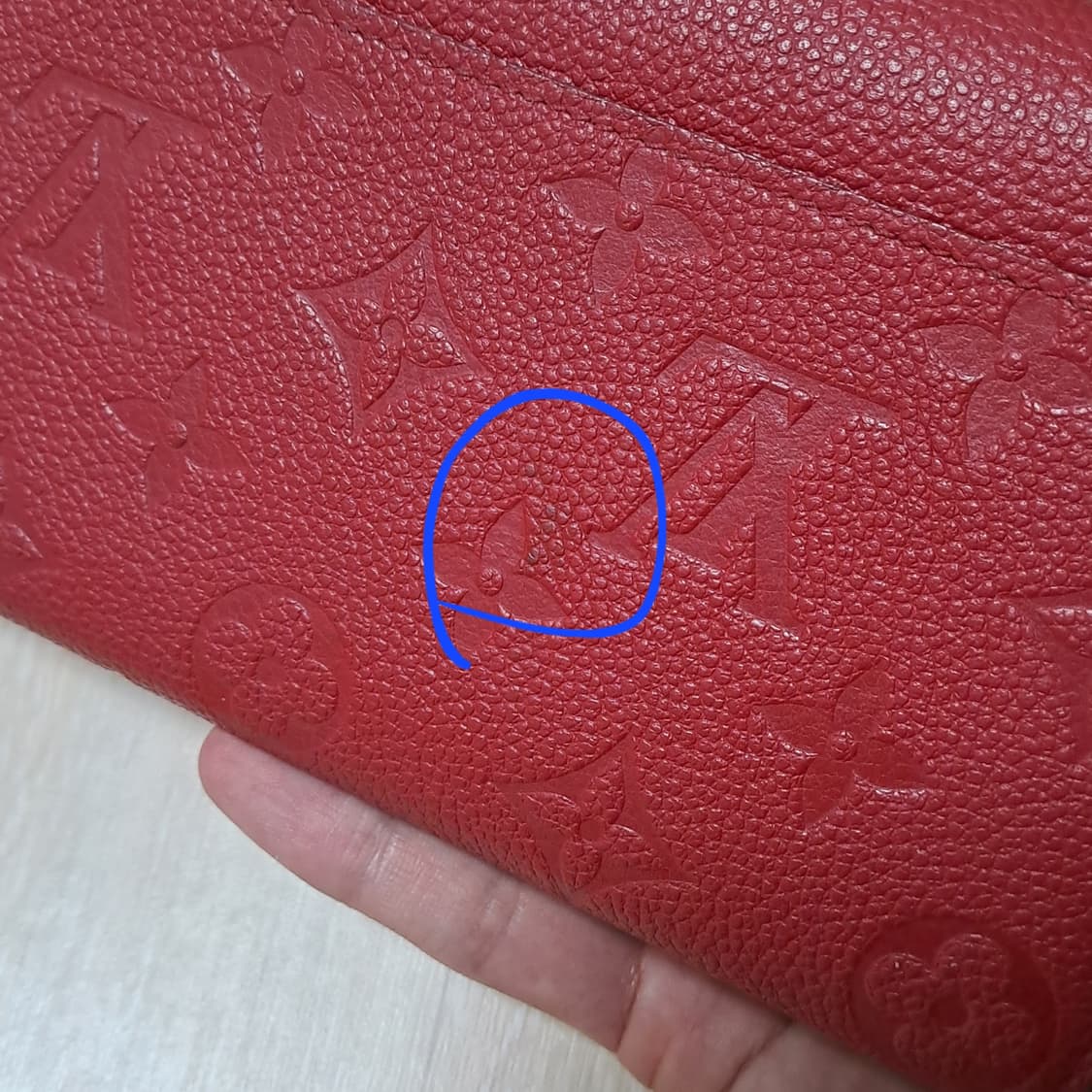 [100%/정품] 루이비통 사라 모노그램 앙프렝뜨 장지갑, 루이비통지갑 상품이미지5