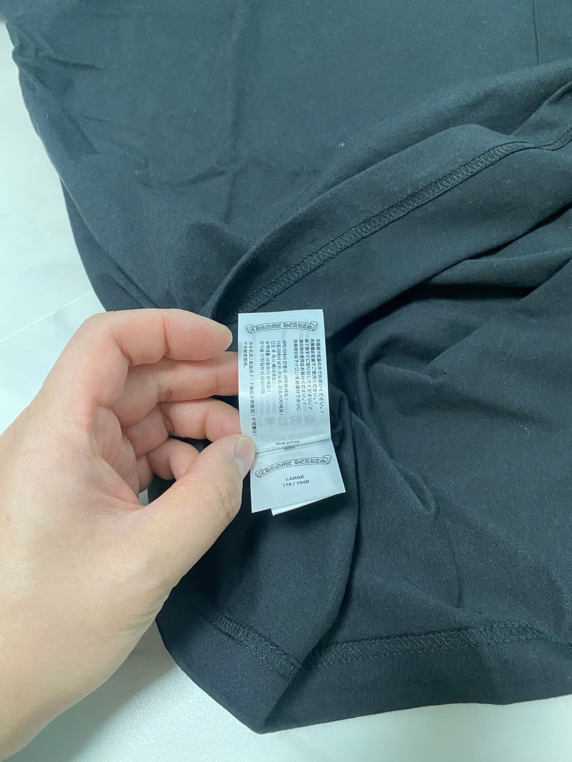 (새상품/신상품) 크롬하츠 넥로고 롱슬리브 상품이미지5