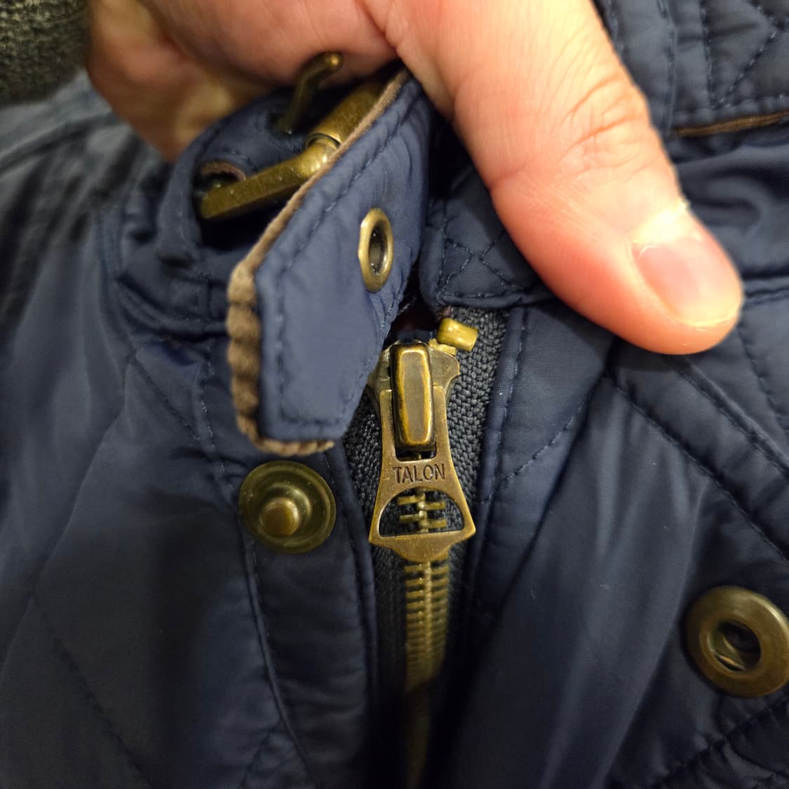 폴로 퀼팅 자켓 네이비 s 상품이미지5