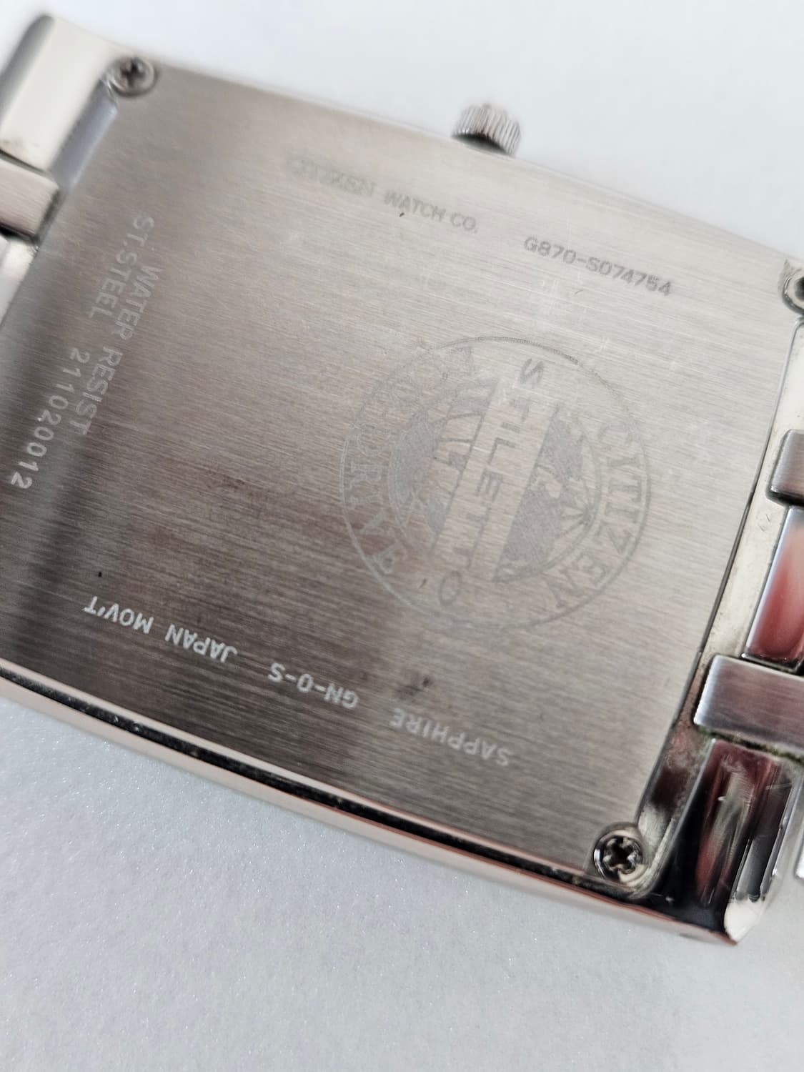 시티즌 에코드라이브 사각 메탈 시계 상품이미지7