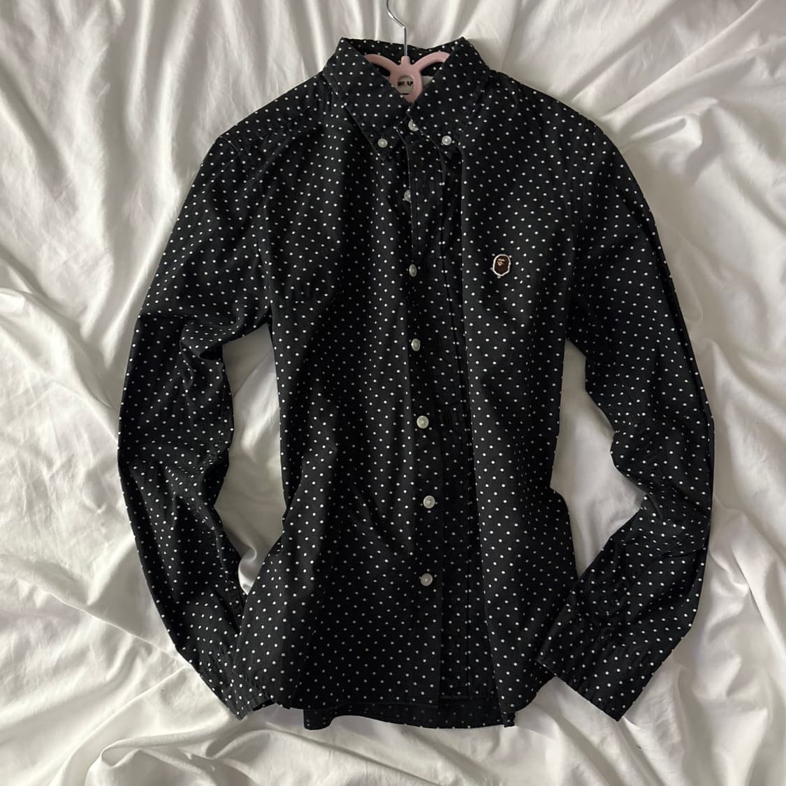 베이프 도트 블랙 셔츠 상품이미지1