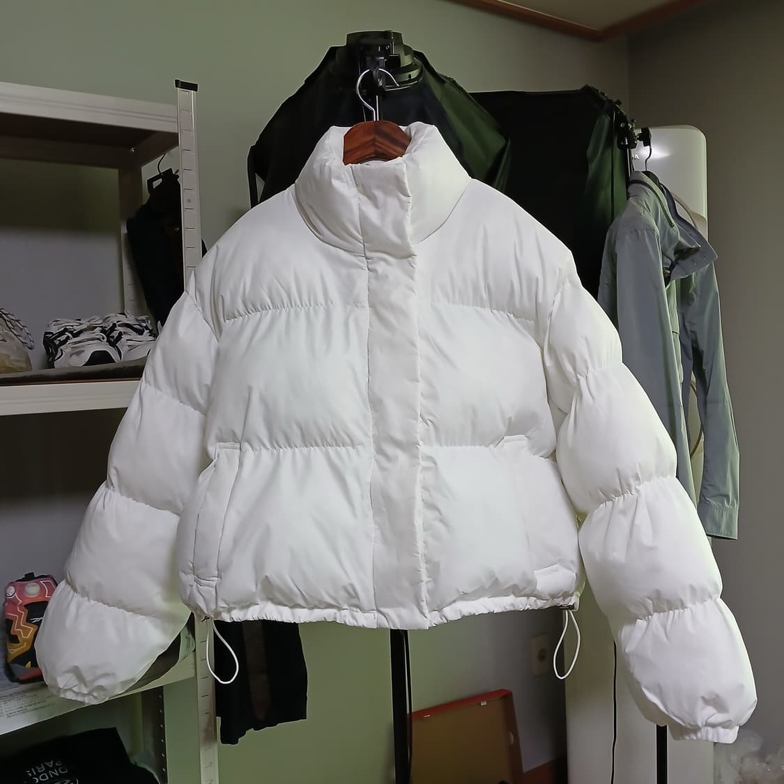 our room 아워룸 크롭 남녀공용 숏패딩 자켓 겨울 상품이미지2