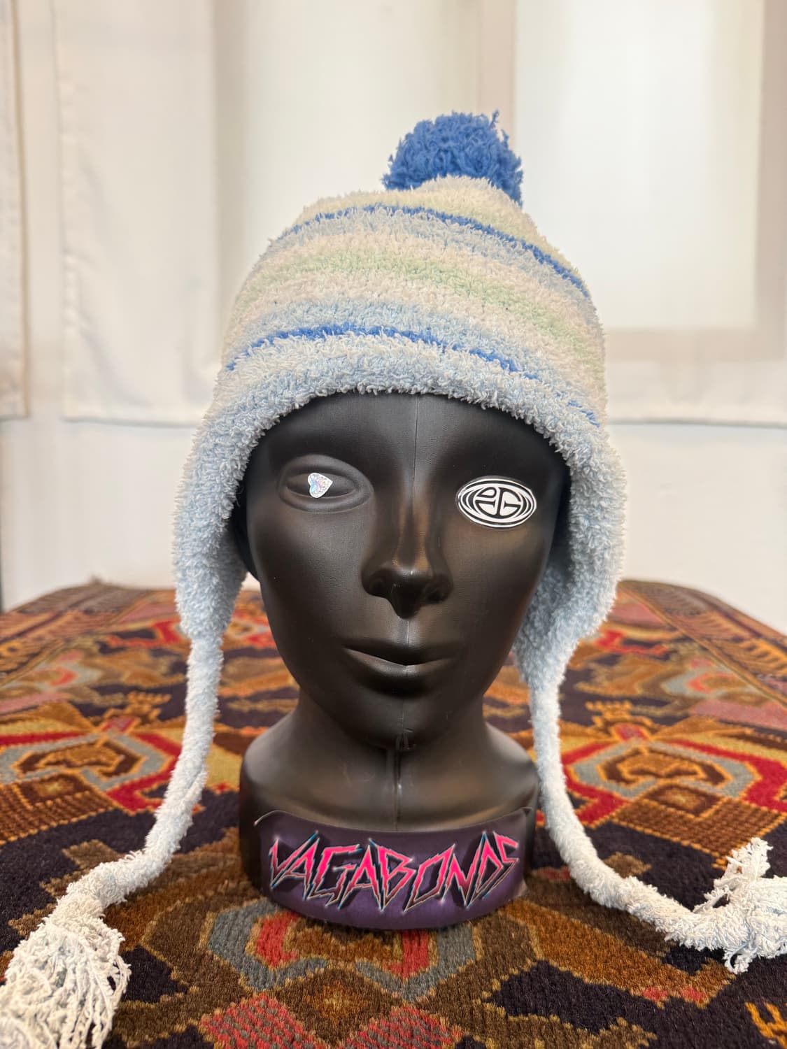 빈티지 퍼지 헤어리 이어플랩 테리원단 상품이미지5