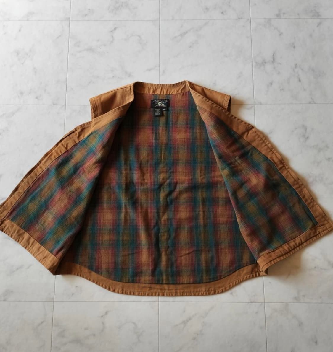 [레어]90s RRL 더블알엘 덕 워크베스트 상품이미지3